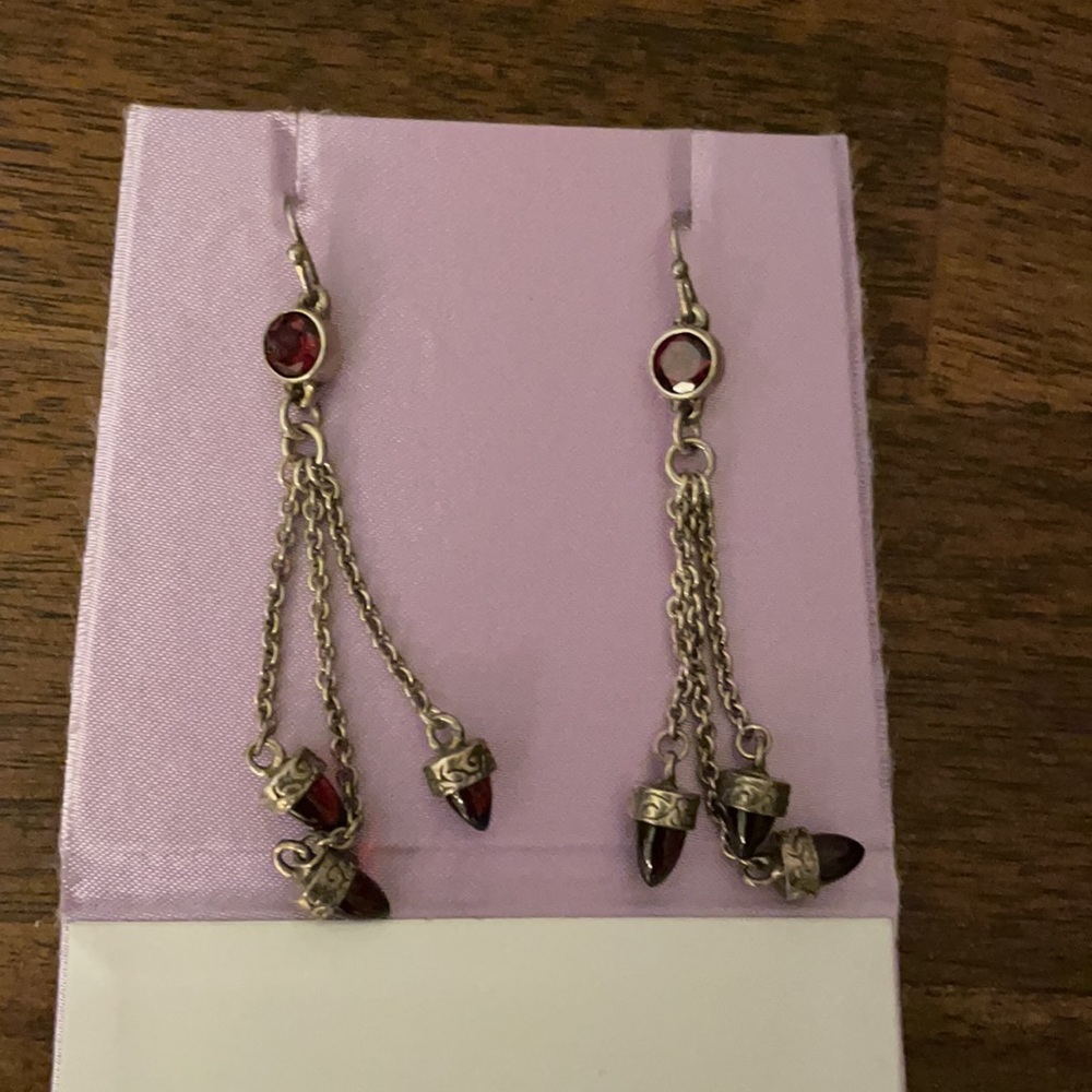 Versani Original Statement Natural Garnet Sterlin… - image 2